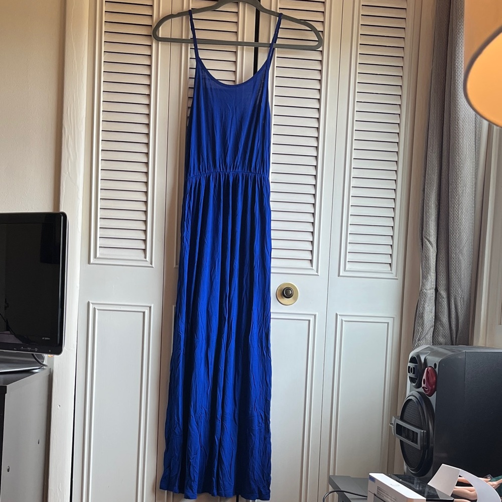 H&M Royal Blue Maxi Dress